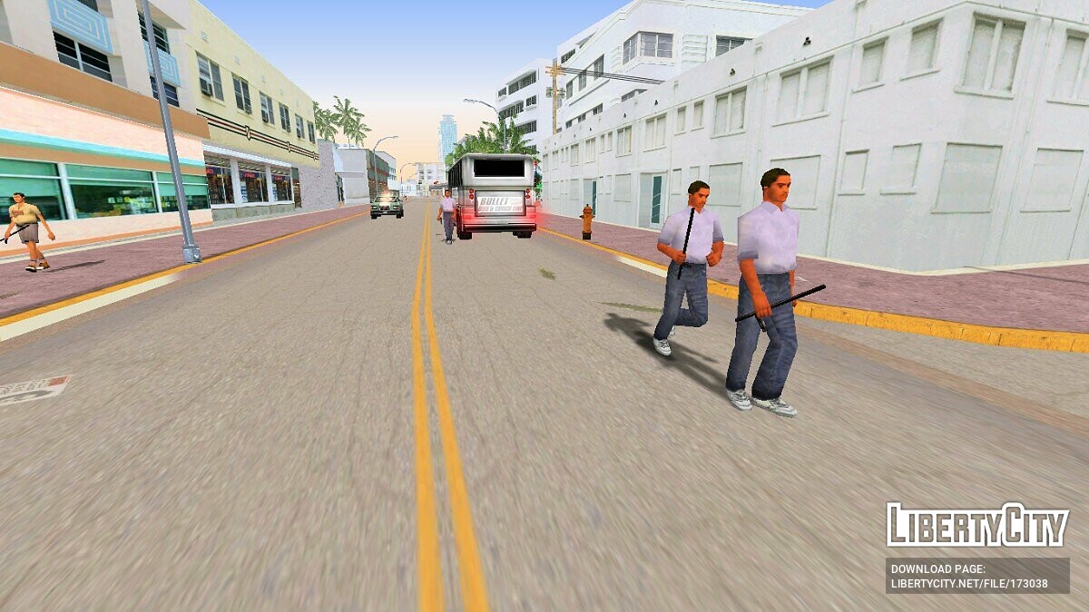 Скачать Динамические тени для прохожих для GTA Vice City