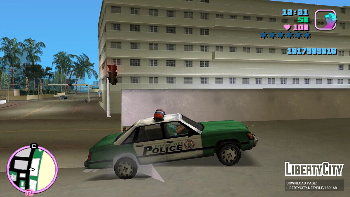 Повреждение шин при пробуксовке для GTA Vice City - Картинка #1