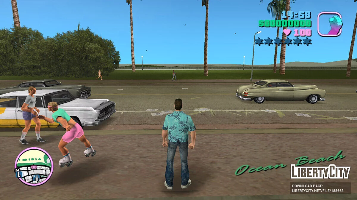 Возможность приближать радар (для reVC) / GTA Vice City