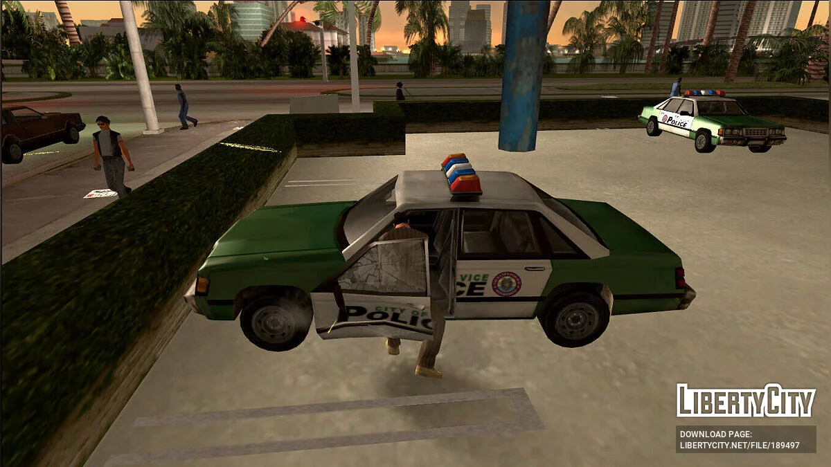 Возможность выбить запертую дверь машины / GTA Vice City