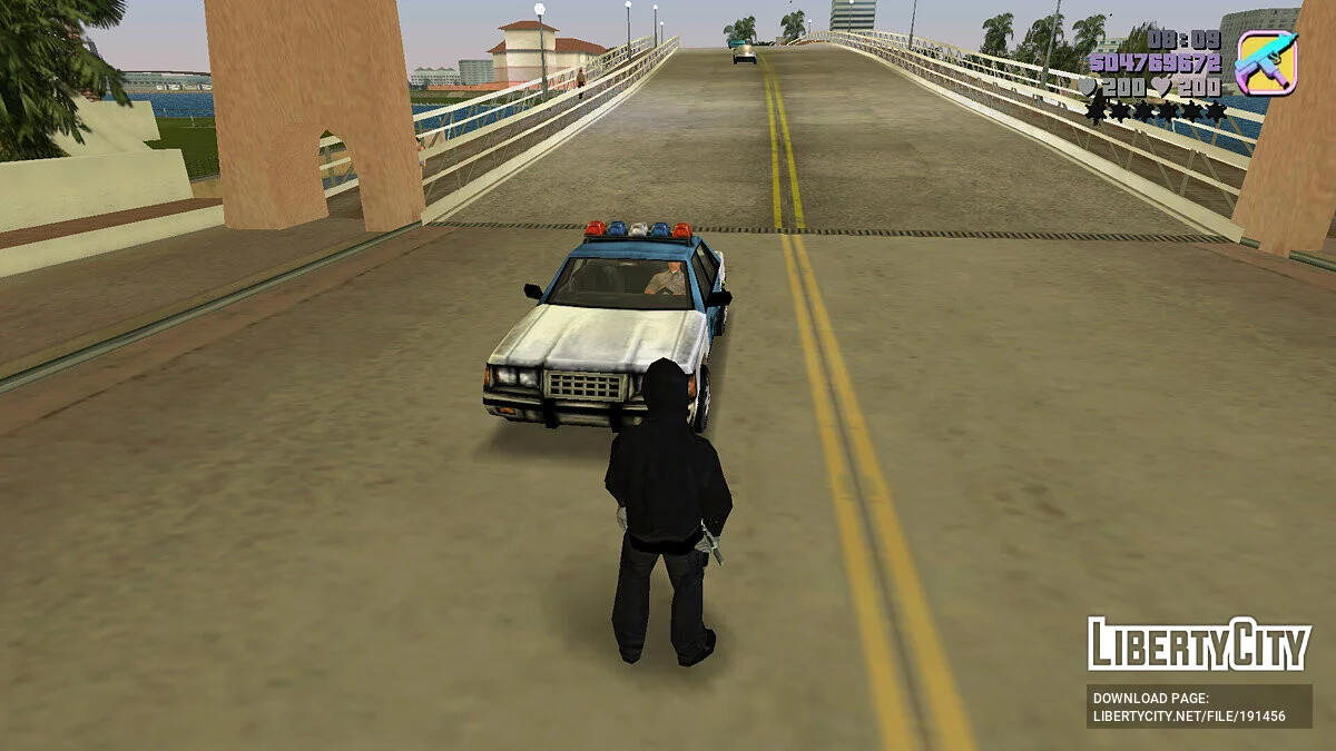 Водители реагируют на оружие / GTA Vice City