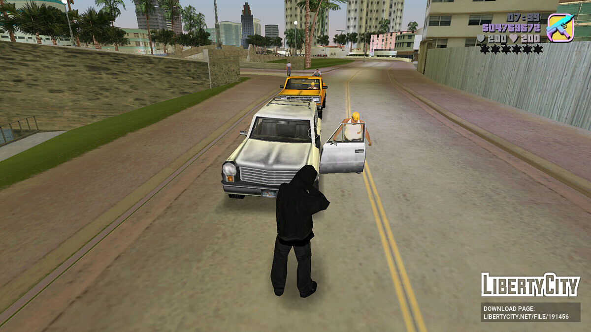 Водители реагируют на оружие для GTA Vice City - Картинка #1