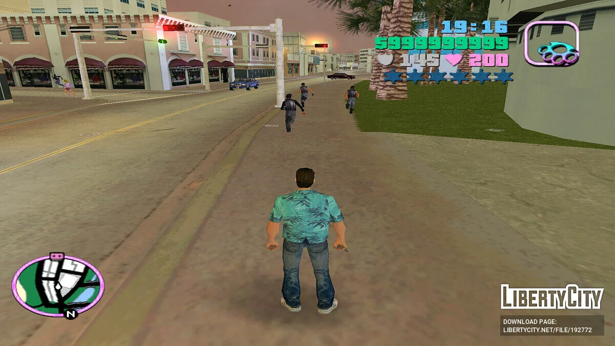 Люди убегают от вас / GTA Vice City