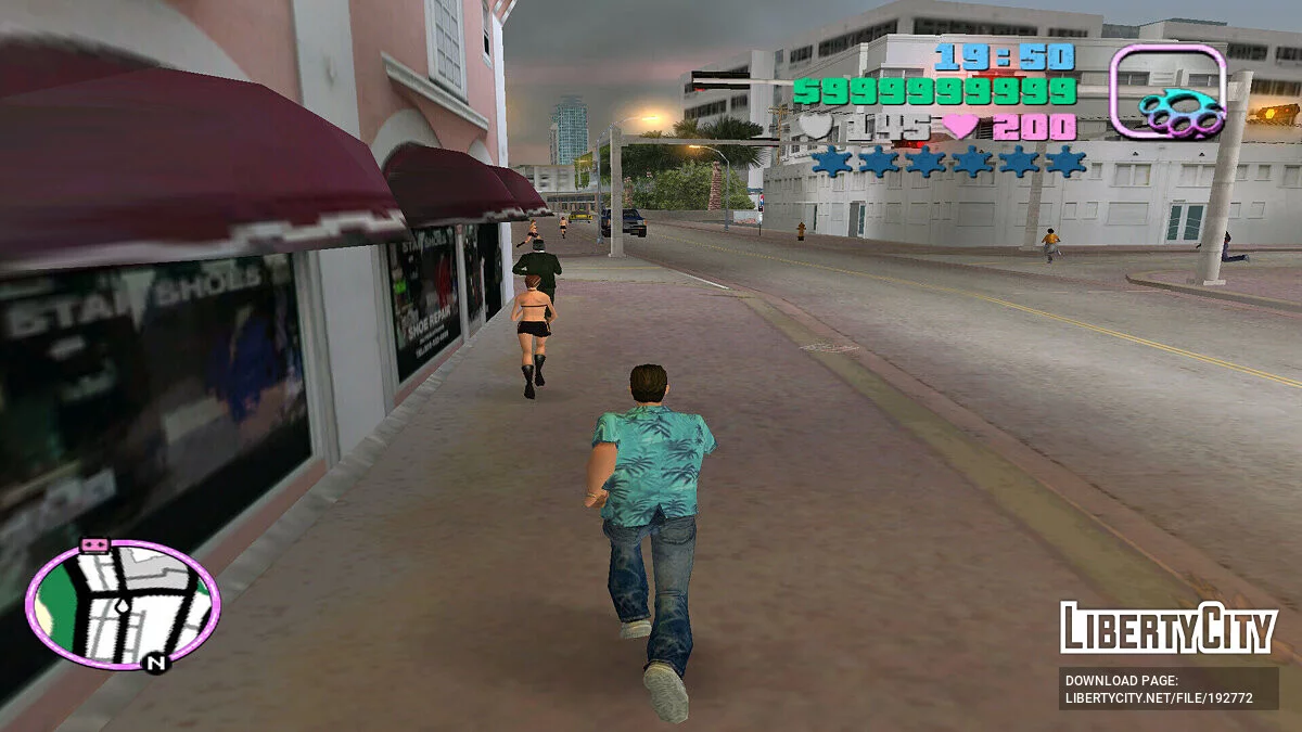Люди убегают от вас / GTA Vice City
