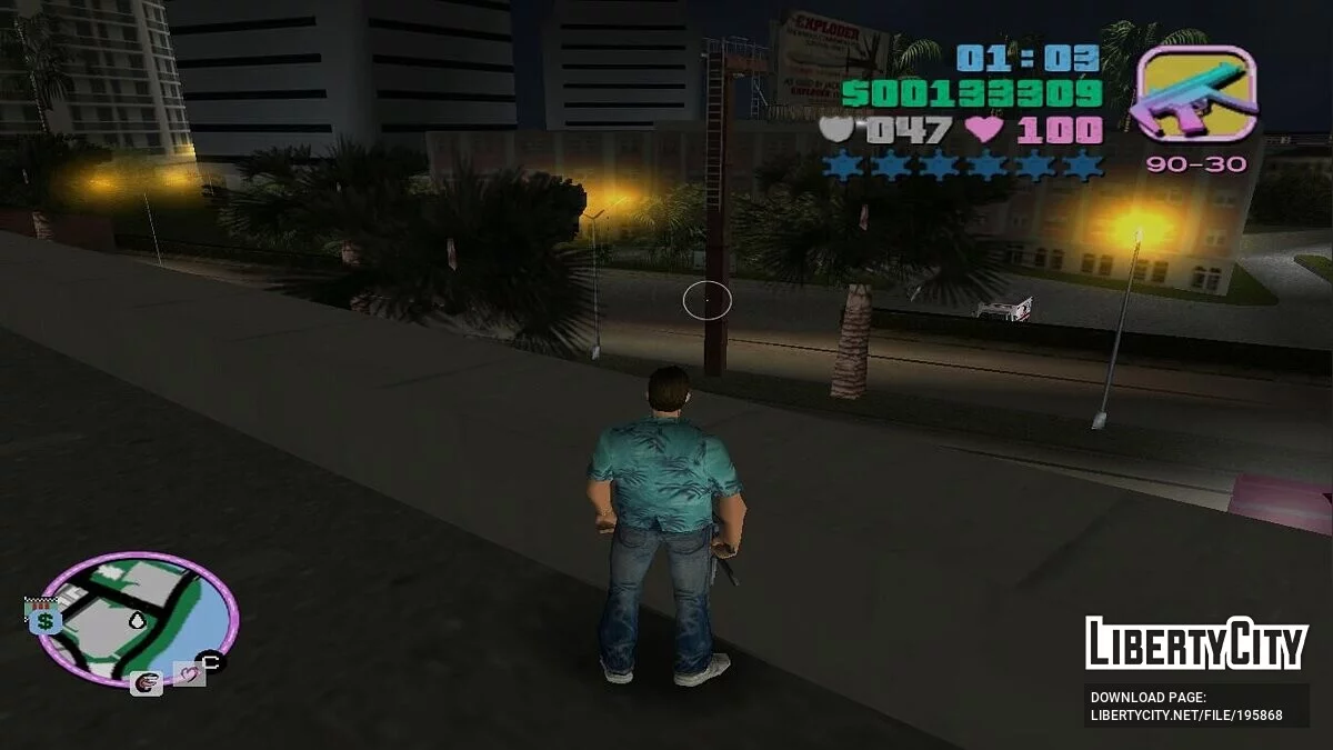Покупка всего транспорта на крыше стоянки торгового центра / GTA Vice City