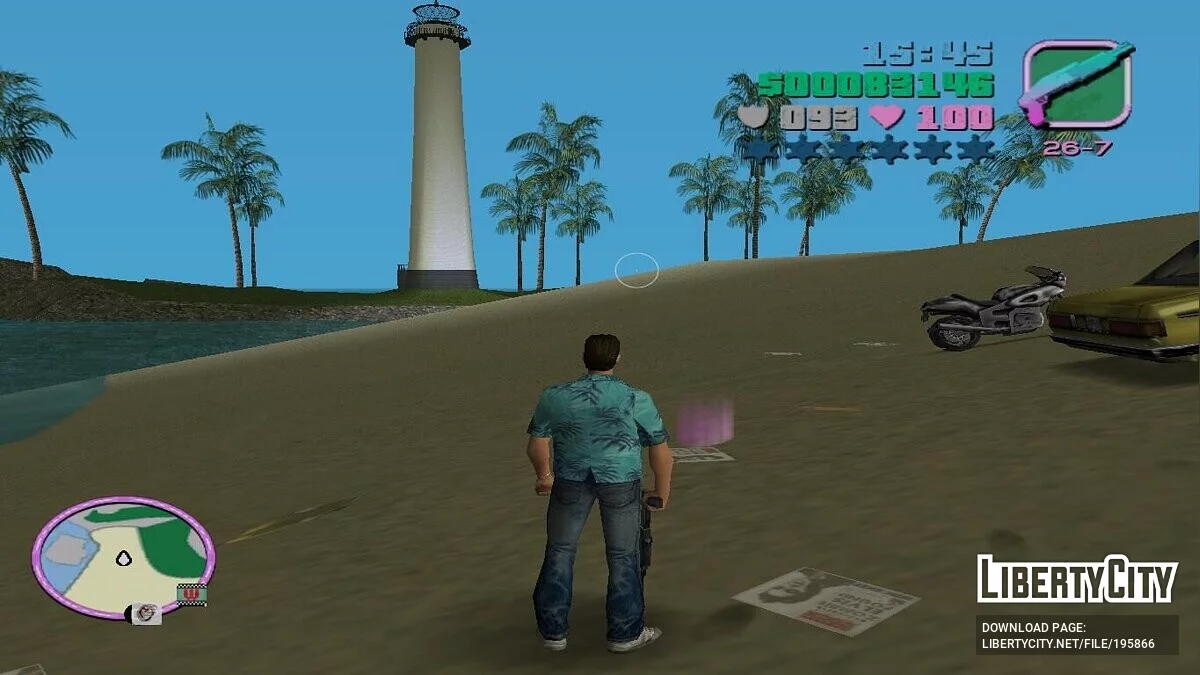Покупка всего транспорта у маяка / GTA Vice City