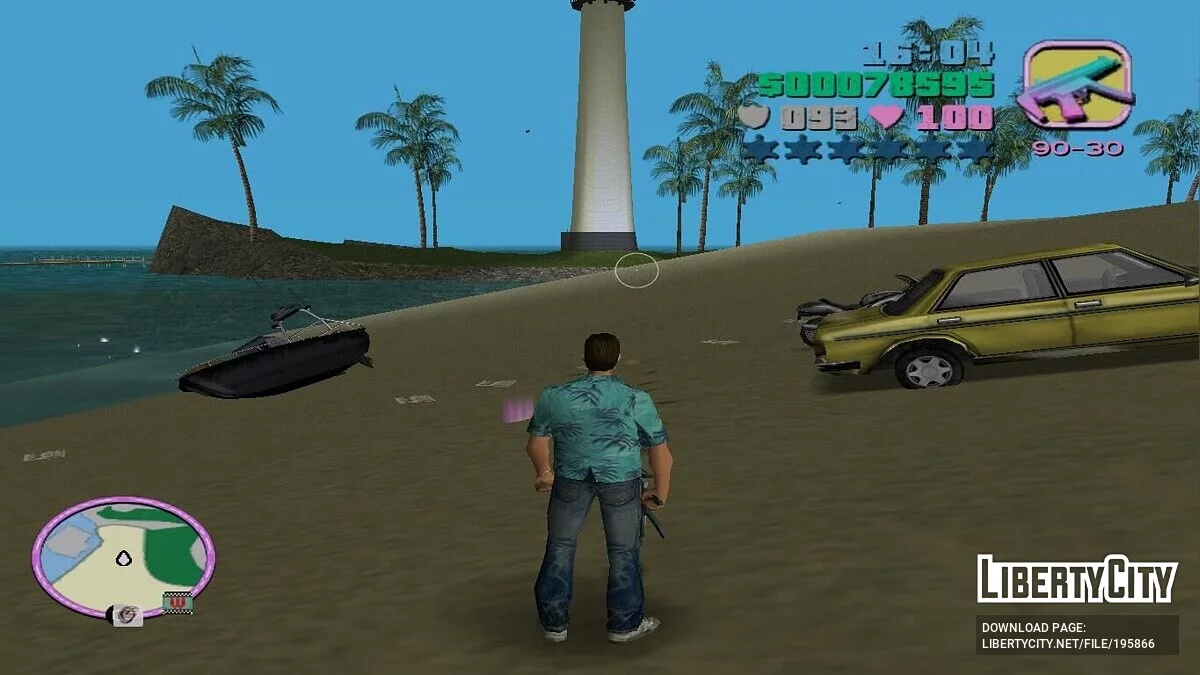 Покупка всего транспорта у маяка / GTA Vice City