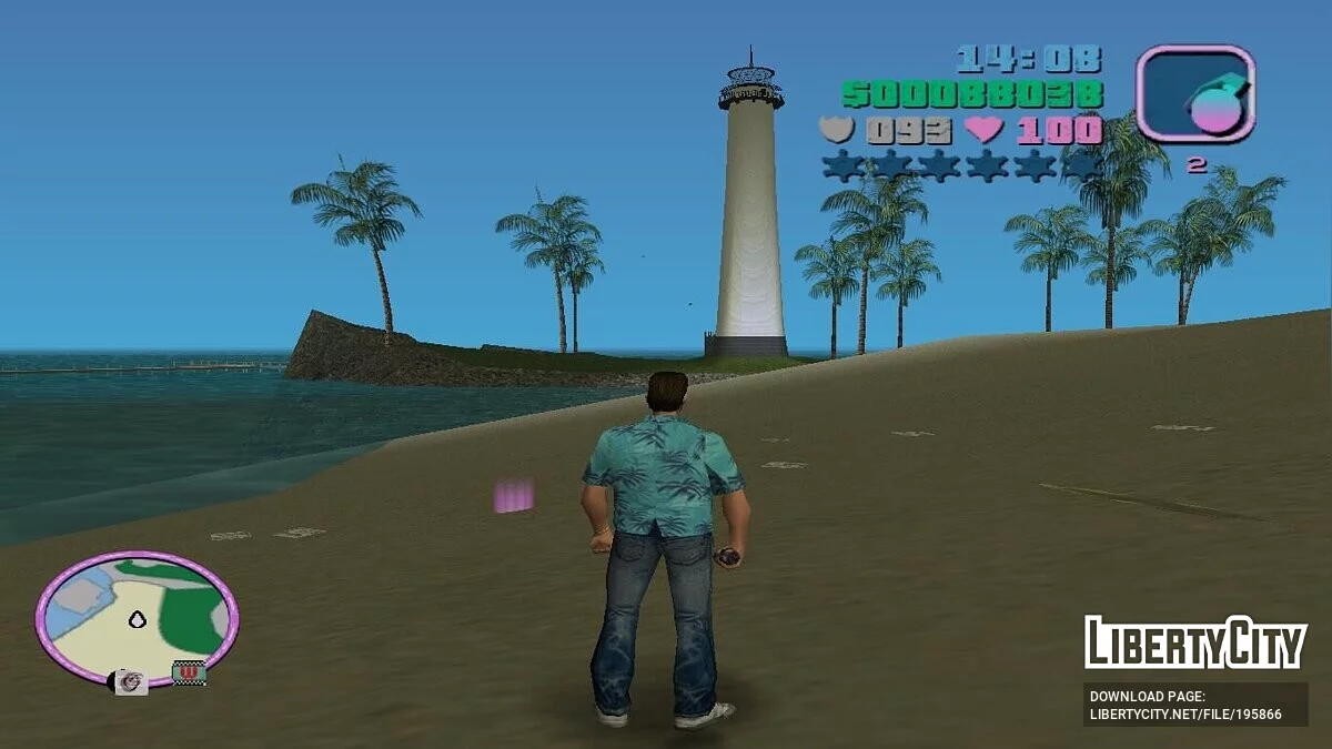 Покупка всего транспорта у маяка / GTA Vice City