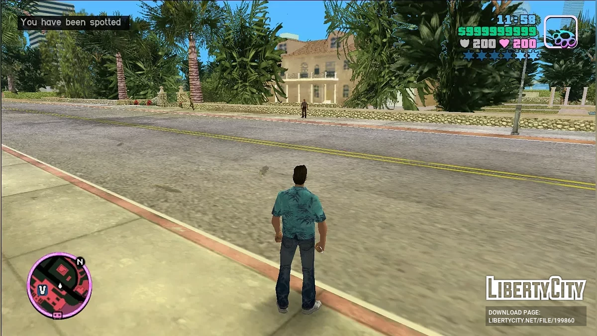 Wanted Level Hiding System (VC) / GTA Vice City