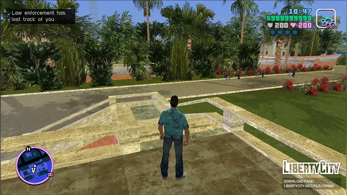 Wanted Level Hiding System (VC) / GTA Vice City