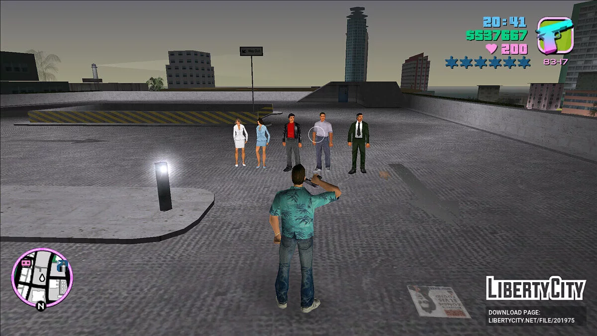 Возможность застрелиться / GTA Vice City