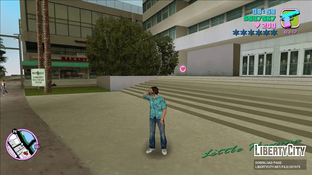 Возможность застрелиться / GTA Vice City