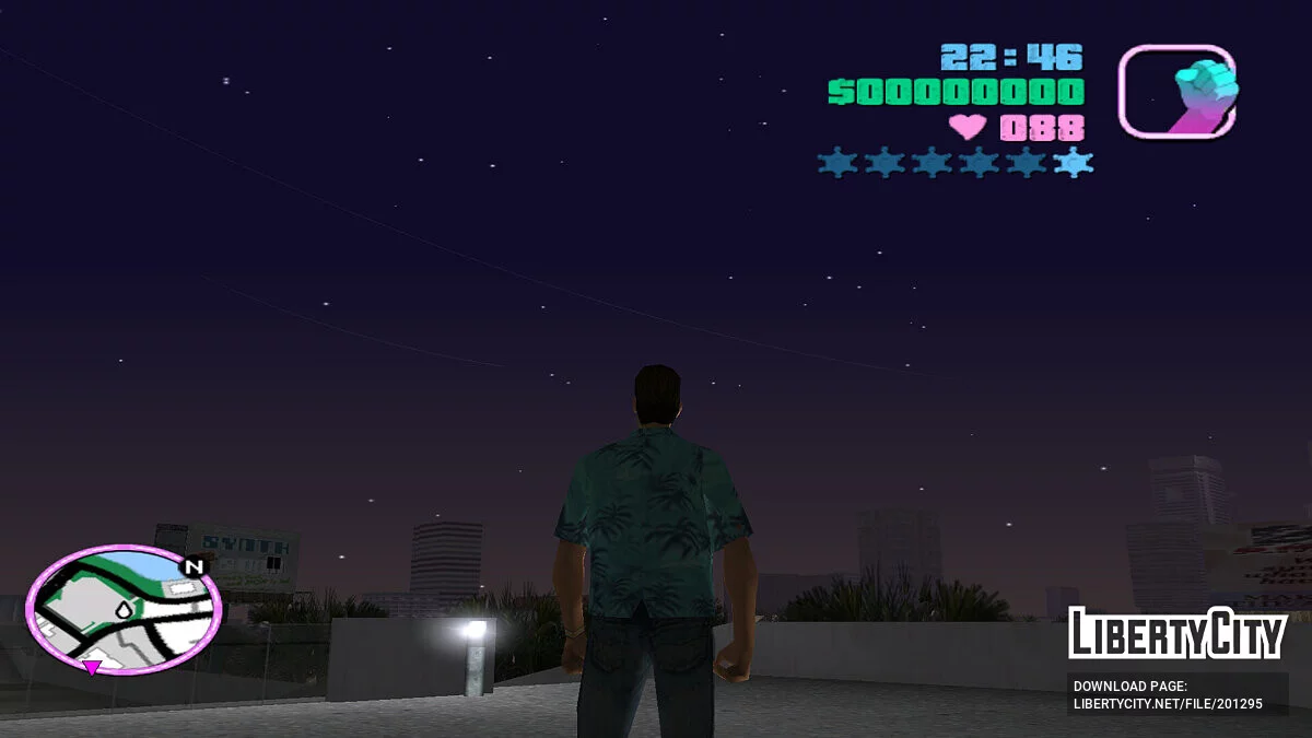 Звёздное небо v1.3.0 (.ASI) / GTA Vice City