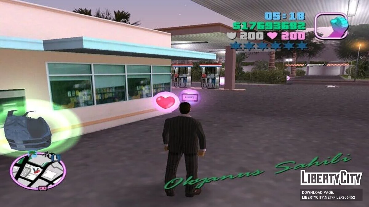 Рабочие автомойки и сохранение игры / GTA Vice City