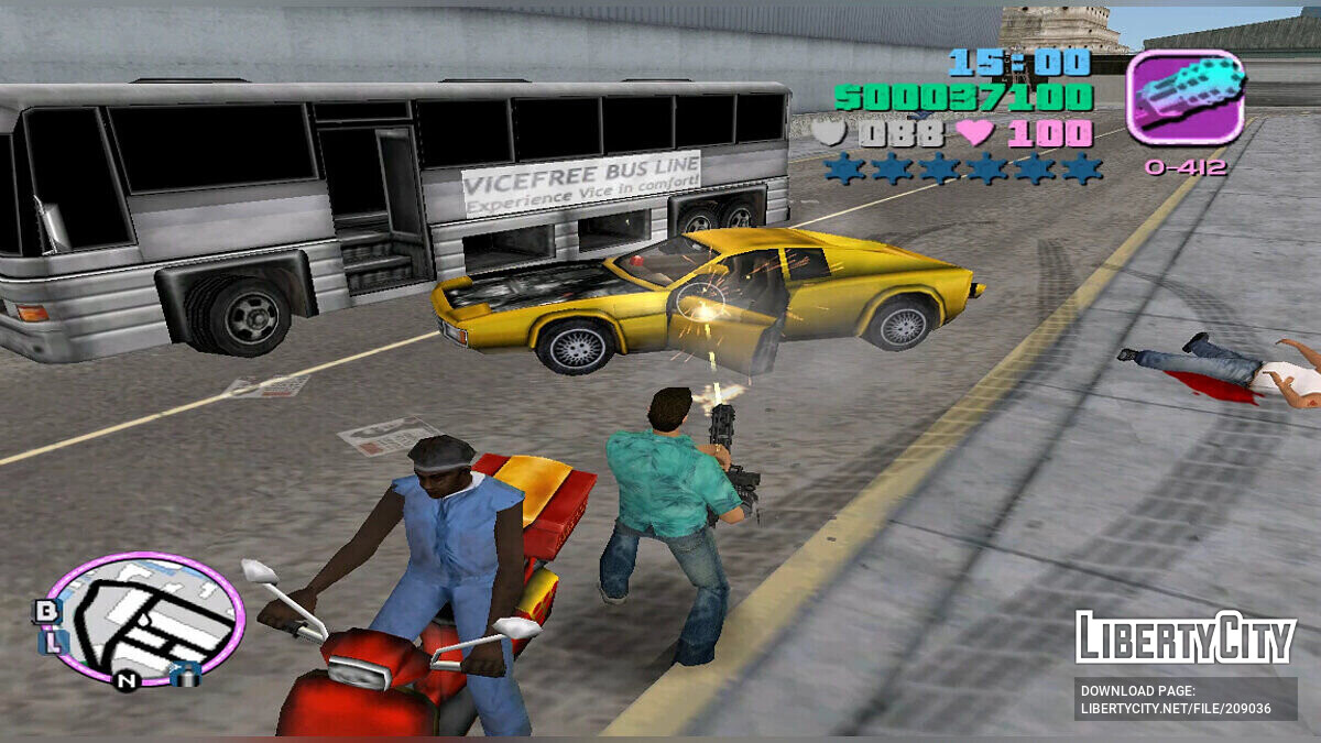 Файлы для GTA Vice City: машины, моды, скины