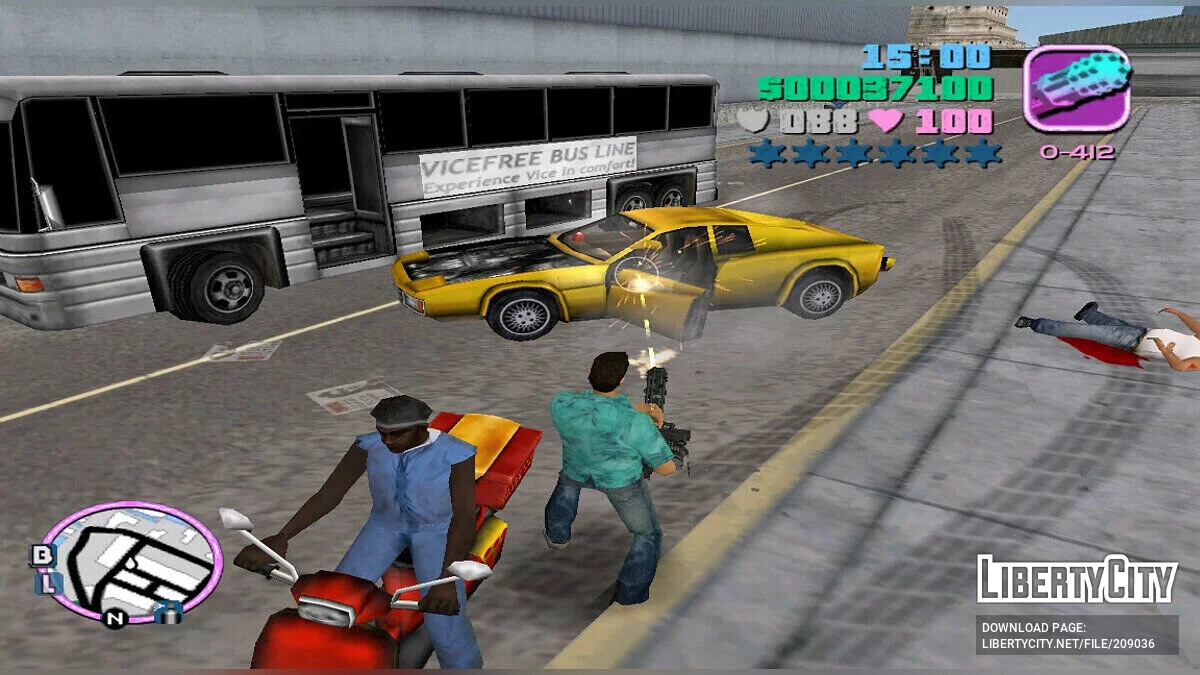Новая физика для транспорта / GTA Vice City