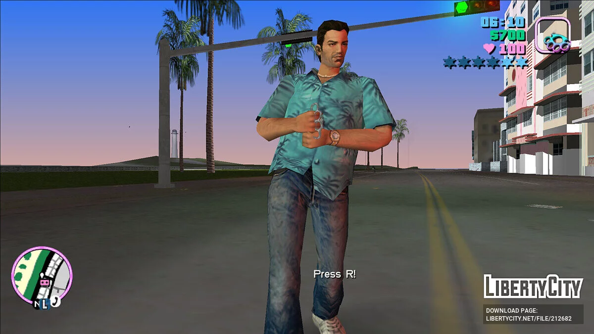 Притвориться мёртвым / GTA Vice City