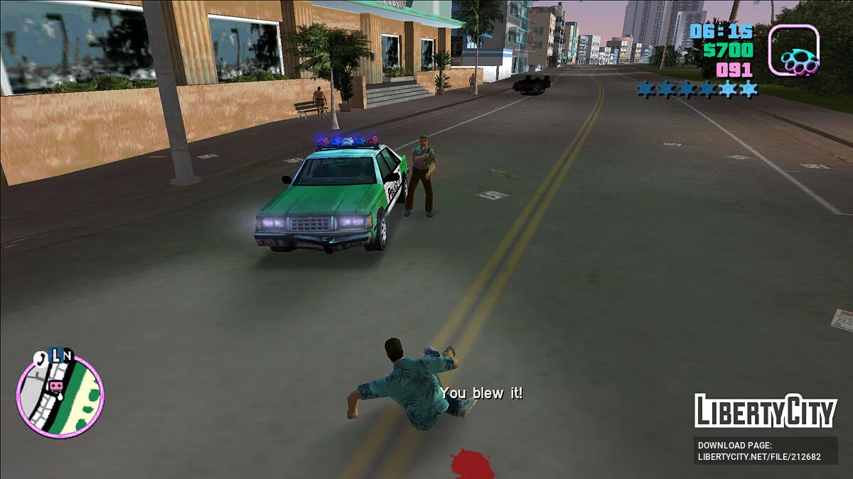 Притвориться мёртвым / GTA Vice City
