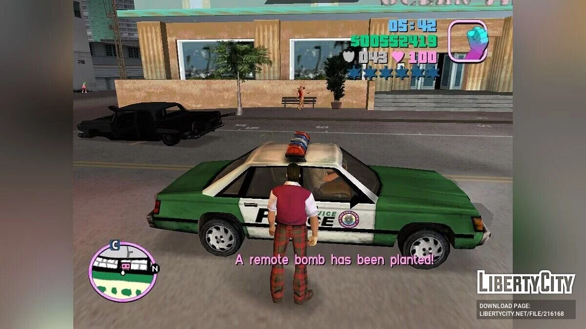 Бомба с дистанционным управлением / GTA Vice City