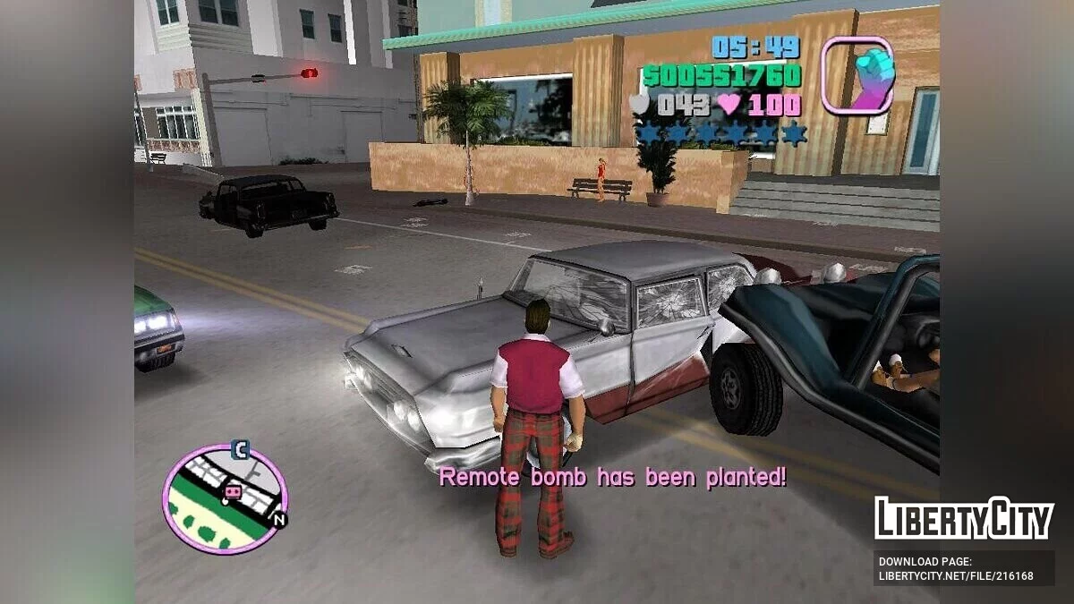 Бомба с дистанционным управлением / GTA Vice City