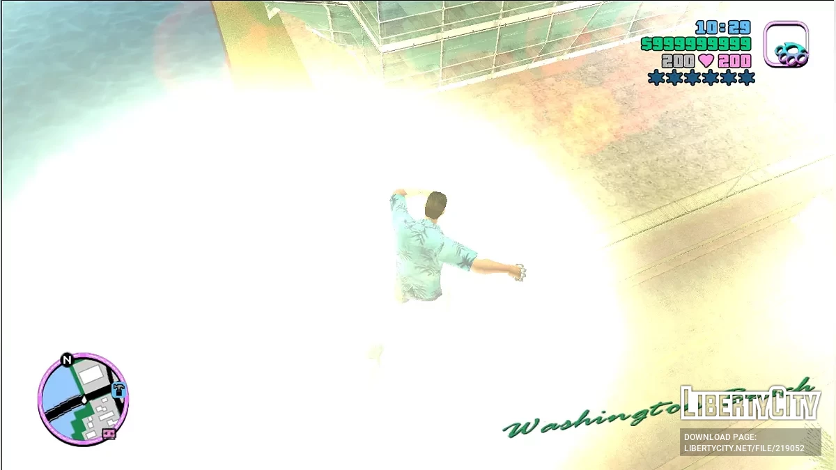 Взрывы при прыжке Томми / GTA Vice City