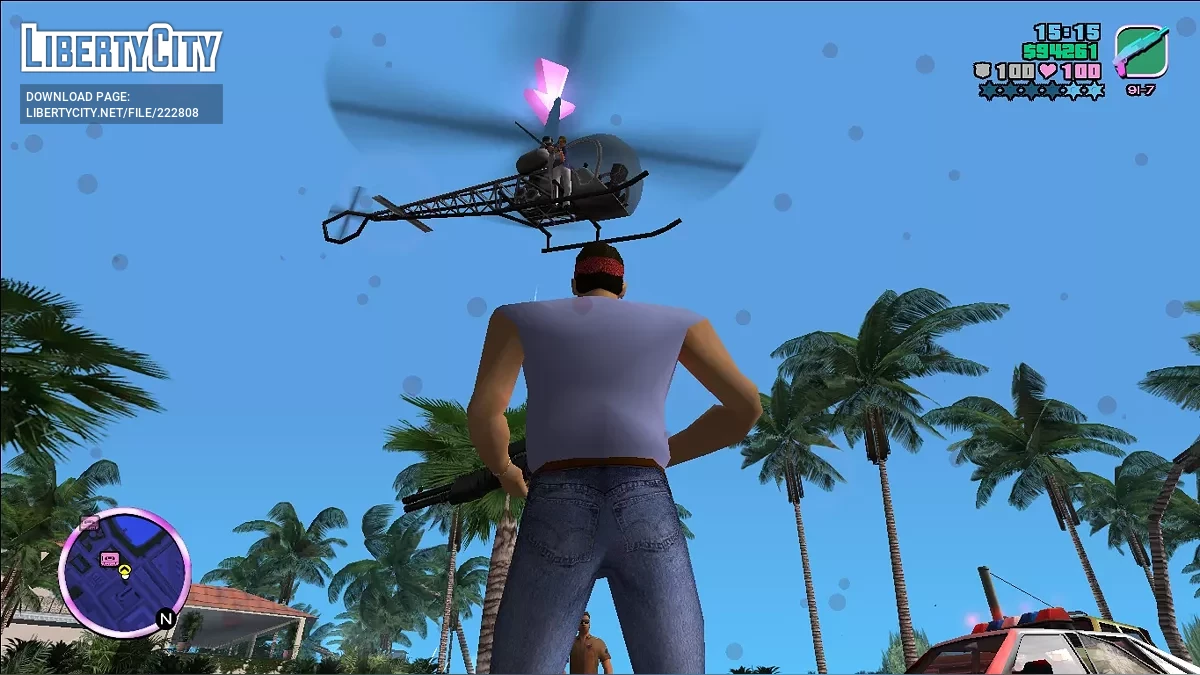 Телохранители на вертолёте / GTA Vice City