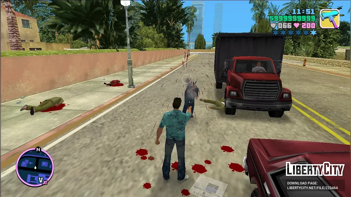 Хэдшот с любого оружия (III) / GTA Vice City