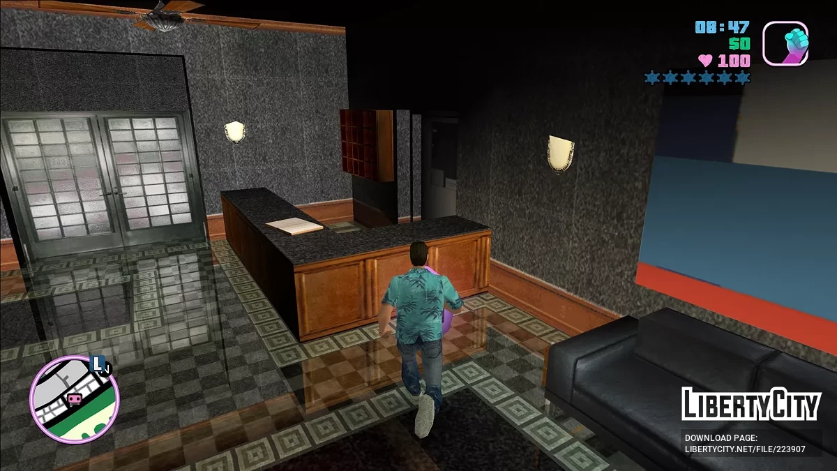 Отключение смещения времени при сохранении / GTA Vice City