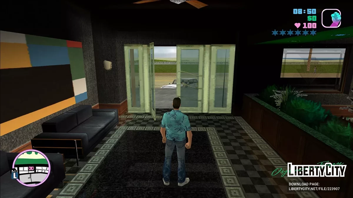 Отключение смещения времени при сохранении / GTA Vice City
