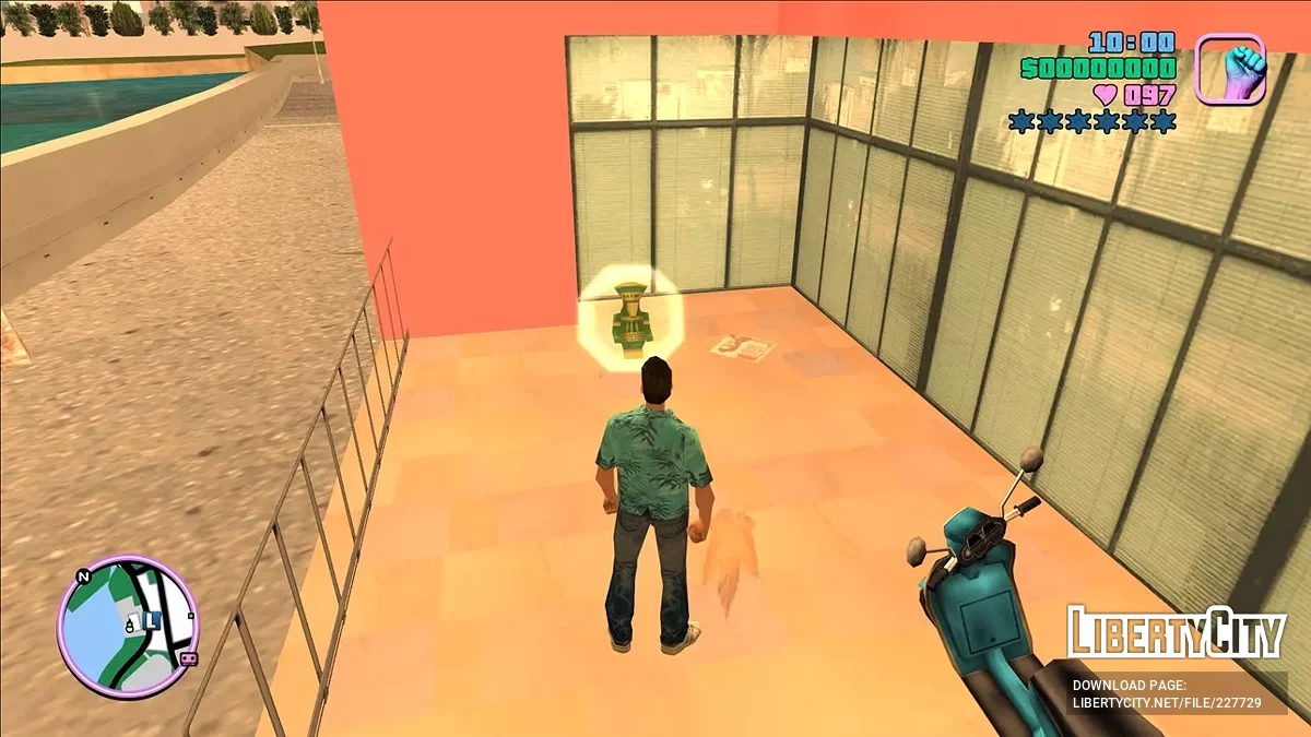 Отображение коллекционных предметов на карте GTA Vice City / GTA Vice City