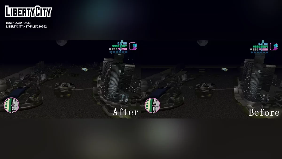 Сверхдалекая прорисовка / GTA Vice City