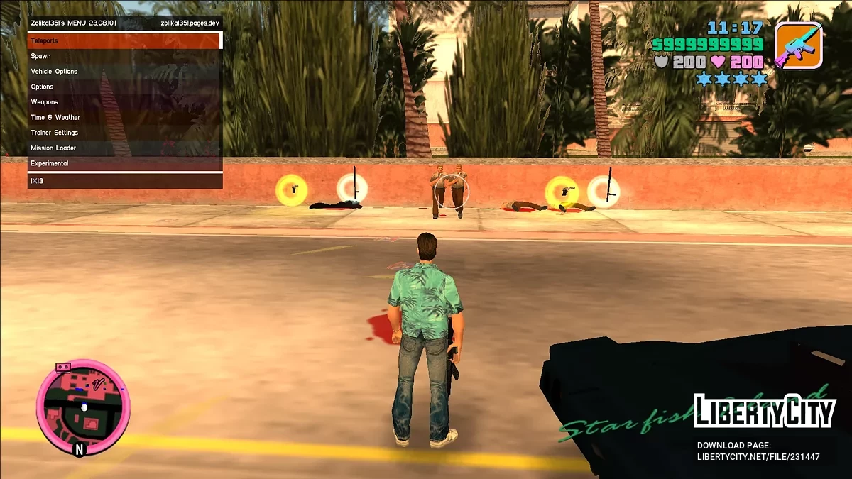 Dynamic Stars + Патч для ZMenu / GTA Vice City