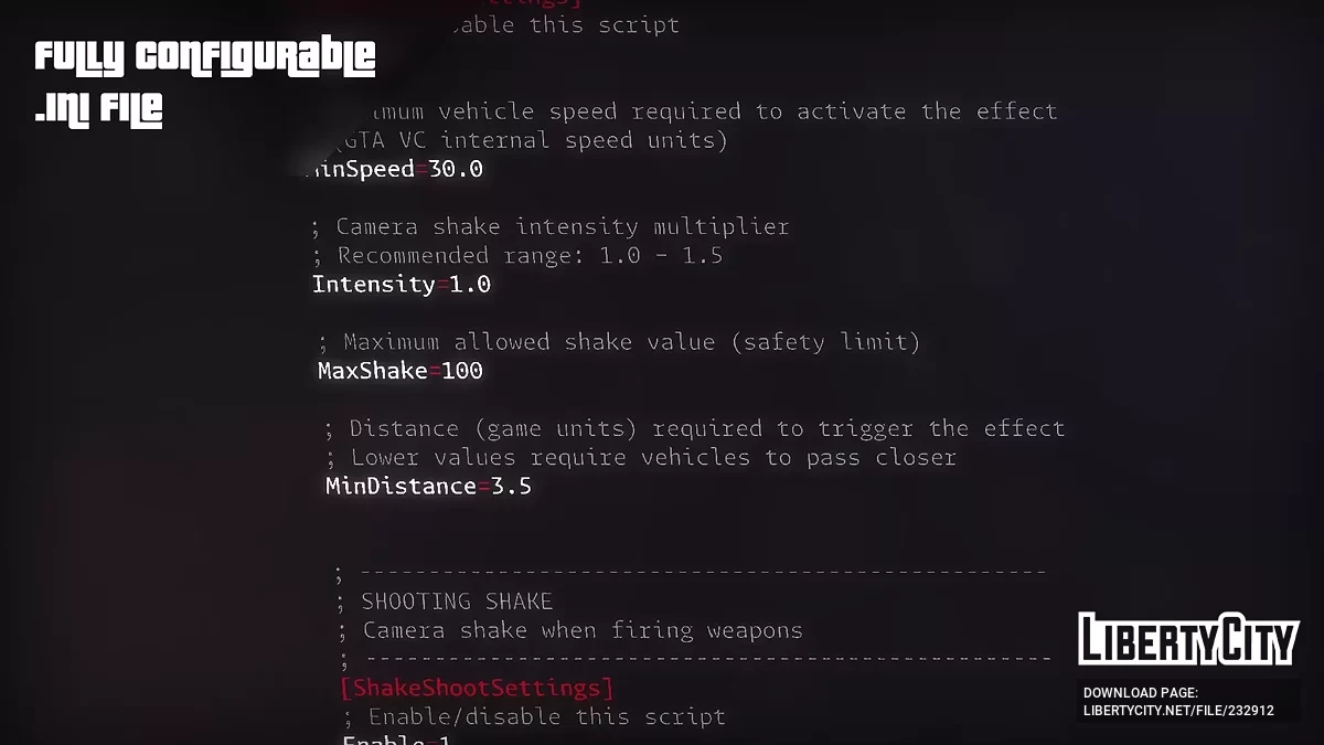 VC ShakeFX / GTA Vice City