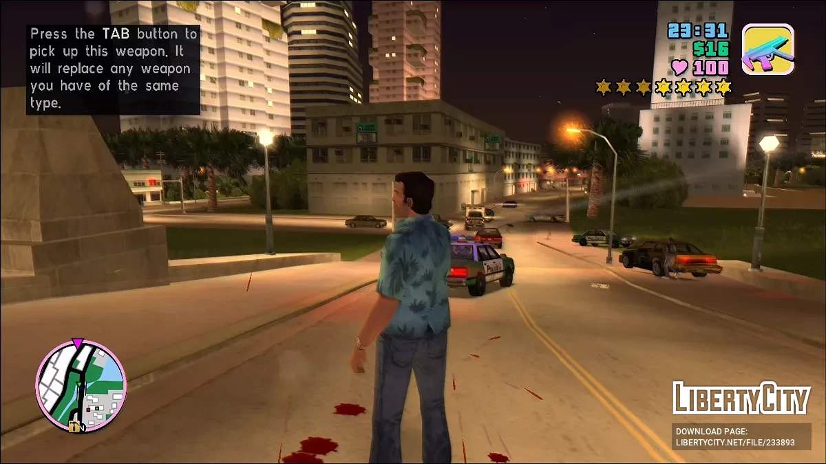 Бесконечное здоровье для Томми Версетти / GTA Vice City
