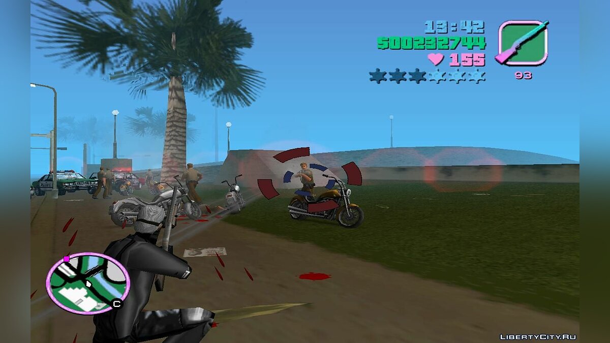 Патрульные полицейские в трафике на мотоциклах (VC) 1.4 для GTA Vice City - Картинка #4