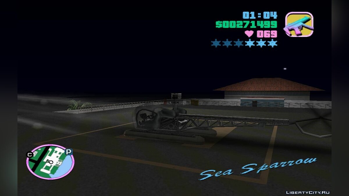 Угон бронированного Морского воробья с крыши особняка Диаза (VC) 1.2 для GTA Vice City - Картинка #2