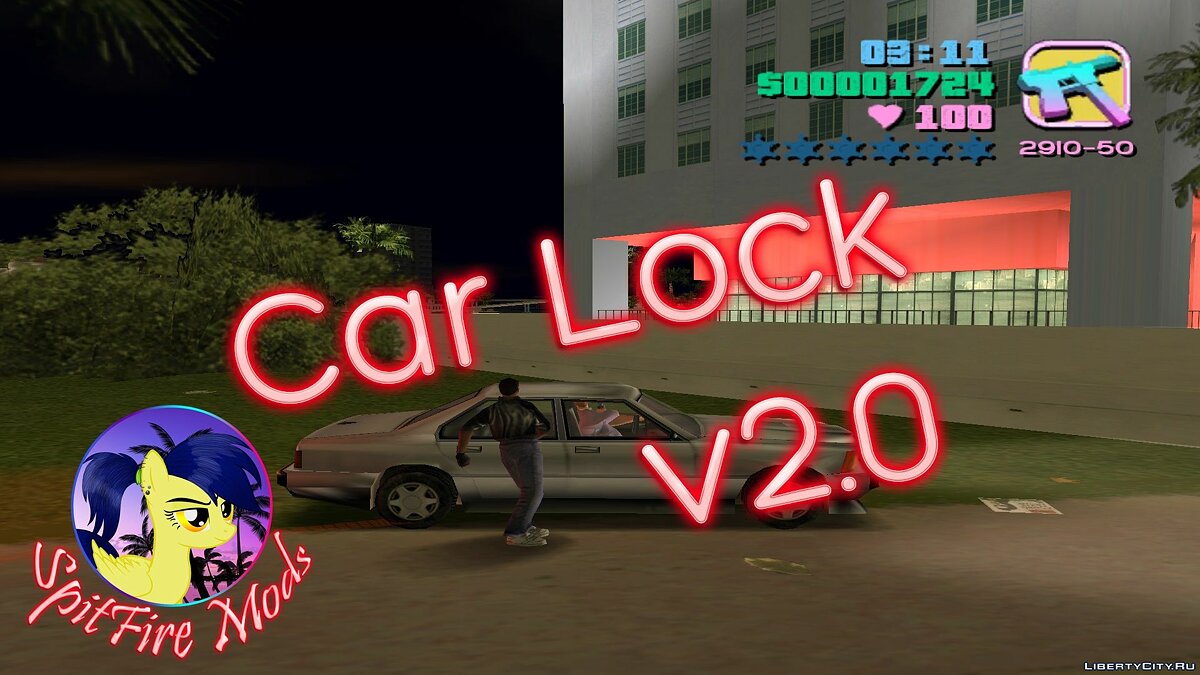 Блокировка Машины v2 для GTA Vice City - Картинка #1