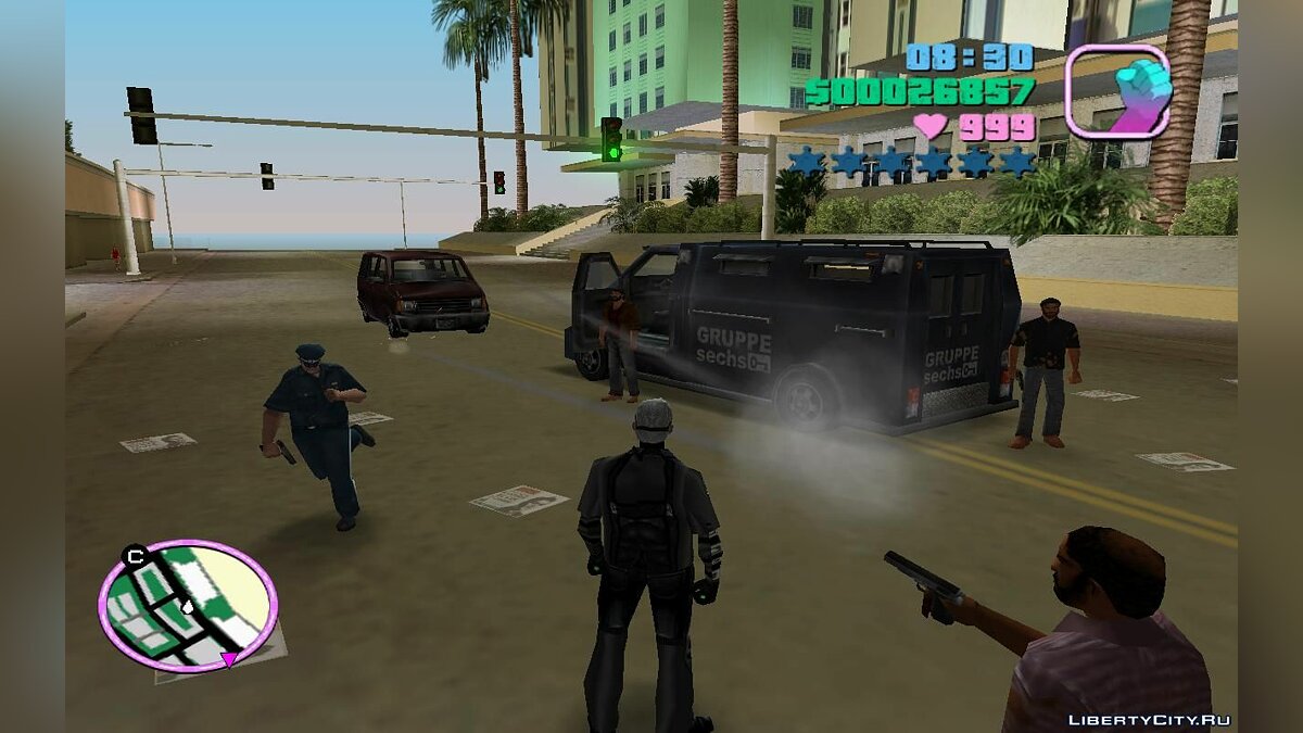 Бездомные грабят инкассаторские машины (VC) 3.1 для GTA Vice City - Картинка #1