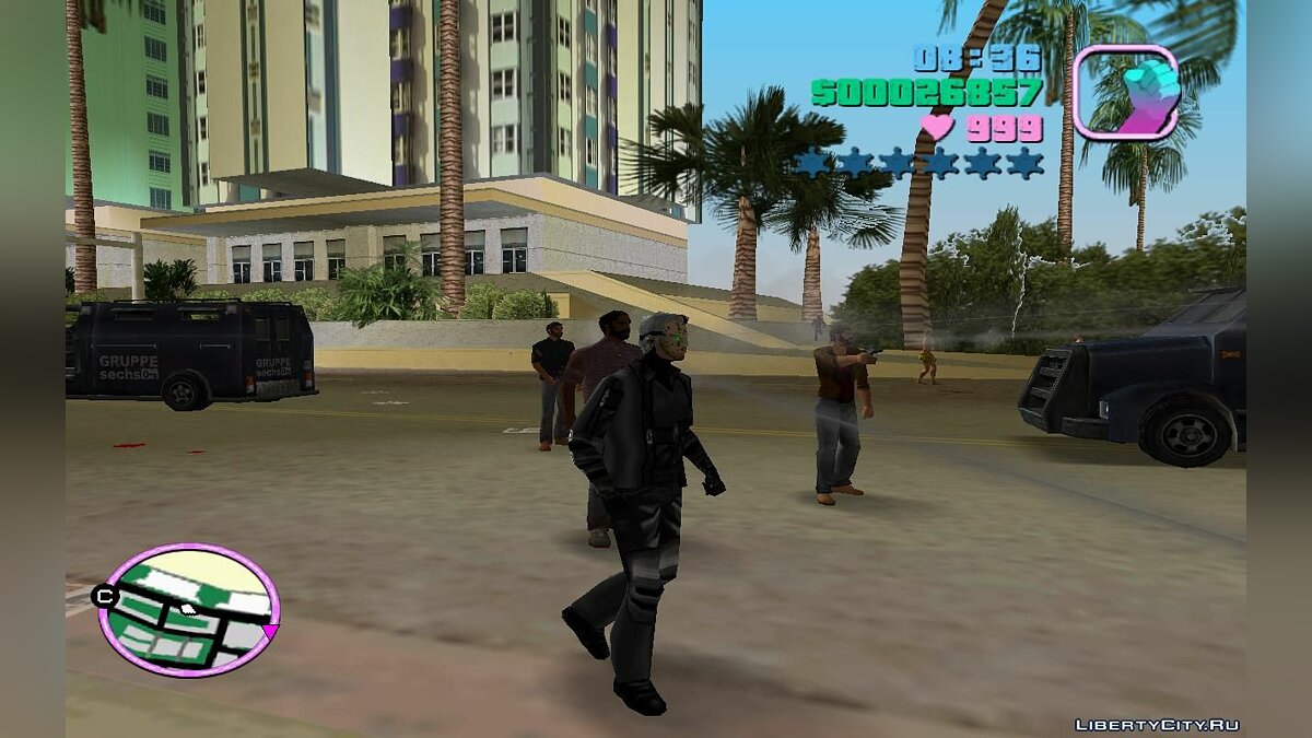 Бездомные грабят инкассаторские машины (VC) 3.1 для GTA Vice City - Картинка #9
