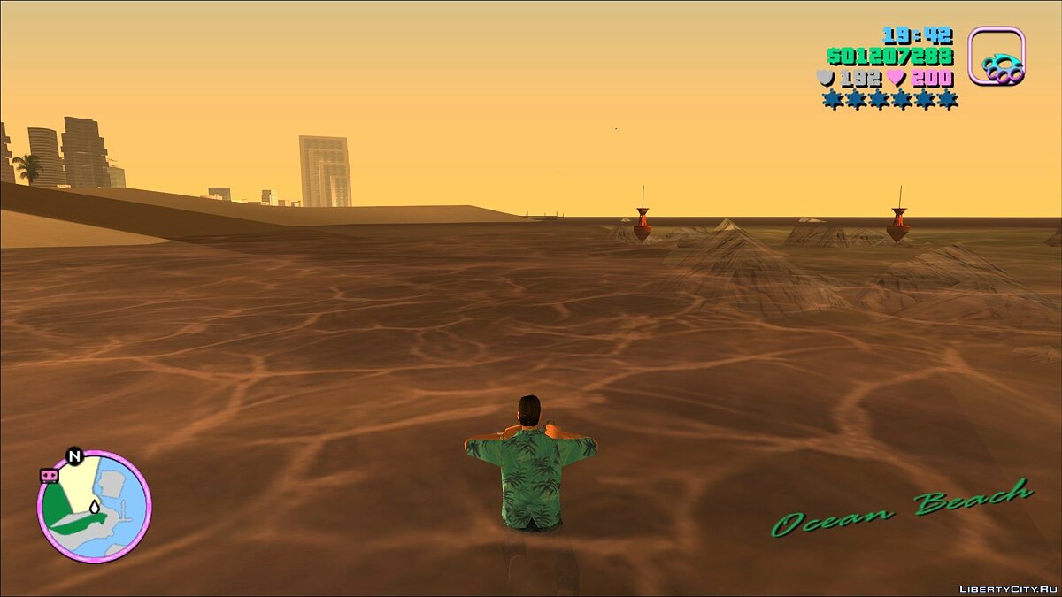 Возможность плавать в GTA Vice City (Оригинальные анимации бега) для GTA Vice City - Картинка #1