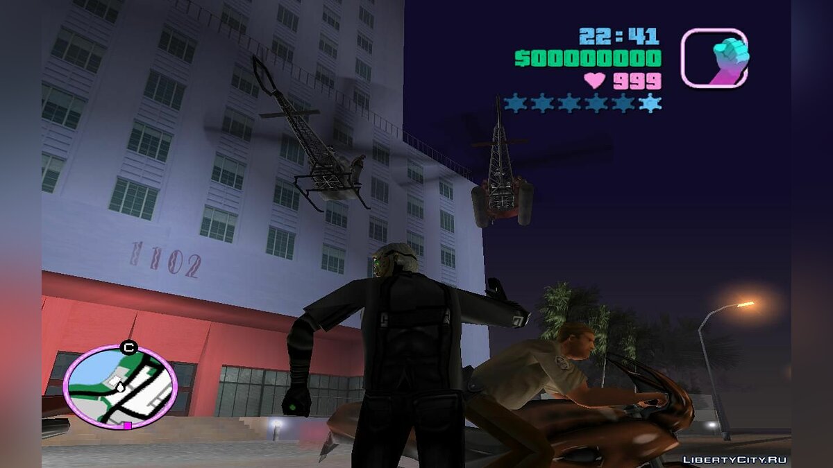 Оживлённые дороги с вертолётами и мотоциклами (VC) 7.1 для GTA Vice City - Картинка #6