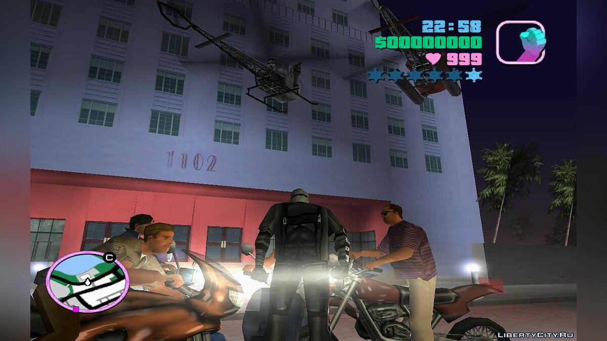 Оживлённые дороги с вертолётами и мотоциклами (VC) 7.1 для GTA Vice City - Картинка #11