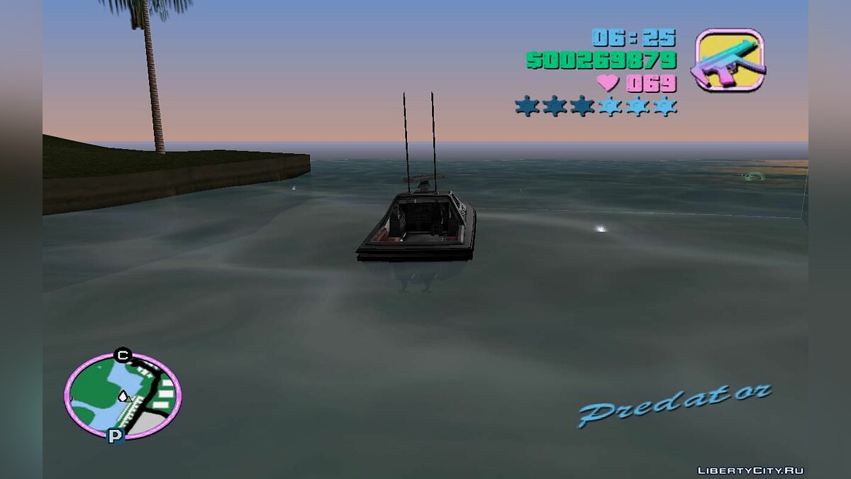 Угон бронированного катера &quot;Хищник&quot; с пристани (VC) 1.2 для GTA Vice City - Картинка #1