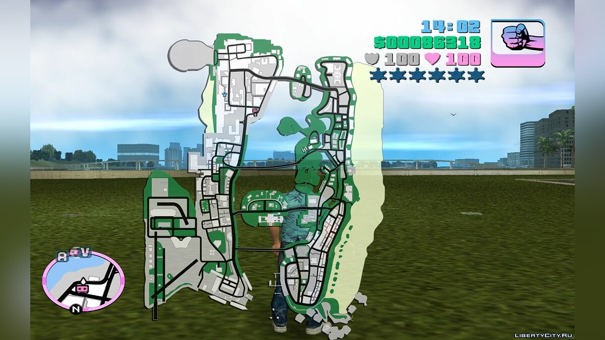 Карта в игре для GTA Vice City - Картинка #2