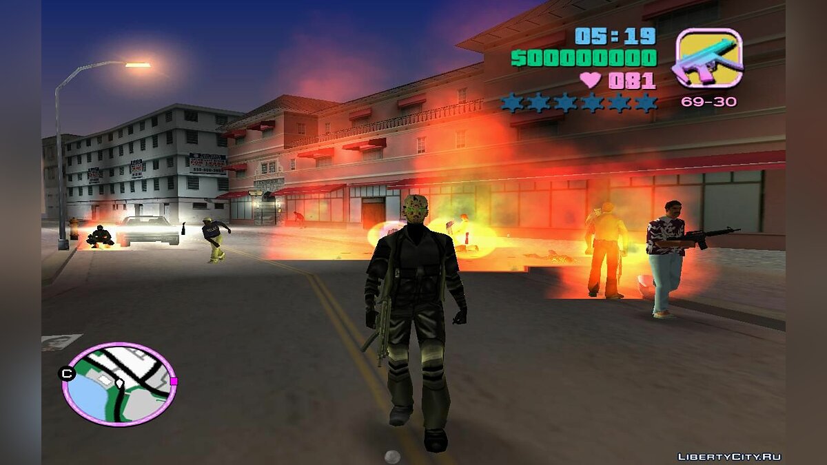 Городские беспорядки, полиция против бандитов (VC) 6.5 для GTA Vice City - Картинка #2