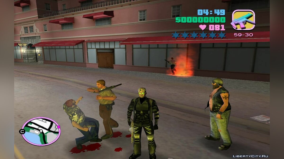 Городские беспорядки, полиция против бандитов (VC) 6.5 для GTA Vice City - Картинка #3