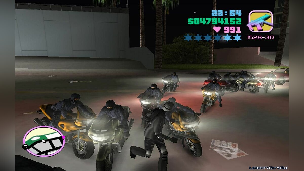 Special forces in traffic on sport bikes (VC) 1.4 for GTA Vice City - Картинка #4