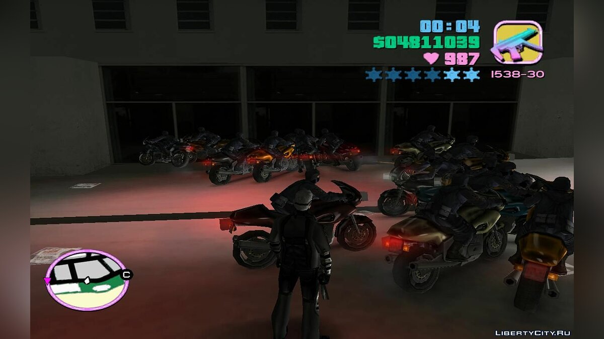 Special forces in traffic on sport bikes (VC) 1.4 for GTA Vice City - Картинка #6