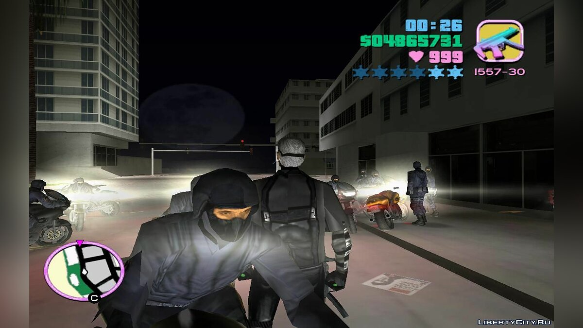 Special forces in traffic on sport bikes (VC) 1.4 for GTA Vice City - Картинка #7
