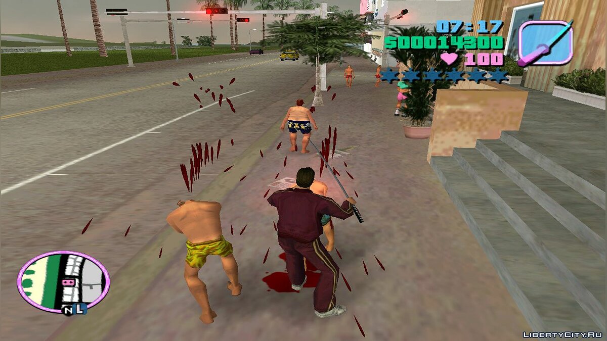 Decapitation with cold weapons for GTA Vice City - Картинка #1